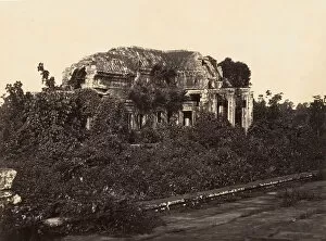 Angkor Wat Gallery: Grande Pagode - Edicule exterieur Sud, 1866. Creator: Emile Gsell