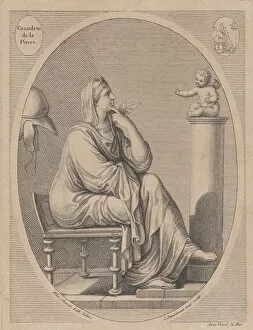 Charles Louis Gallery: Grandeur de la pierre, after Eliz. Cheron, 1665-1728. Creator: Charles-Louis Simonneau