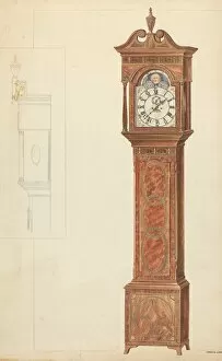 Grandfather Clock, c. 1935. Creator: Francis Law Durand