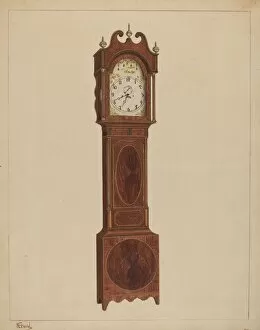 Grandfather Clock, c. 1937. Creator: Nicholas Gorid
