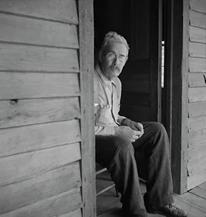 Sharecropper Prints: Grandfather of fifty-six children, Chesnee, South Carolina, 1937. Creator: Dorothea Lange