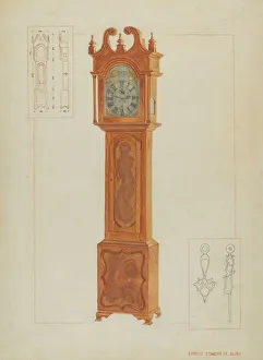 Grandfathers Clock, c. 1936. Creator: Ernest A Towers Jr