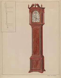 Grandfathers Clock (Timepiece), c. 1937. Creator: Francis Law Durand