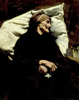 Appearing Prints: The Grandmother, 1889. Creator: Walter Gilman Page