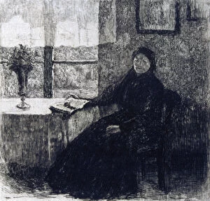 Chairman Gallery: Grandmother, 1909. Artist: Alexandre Lunois
