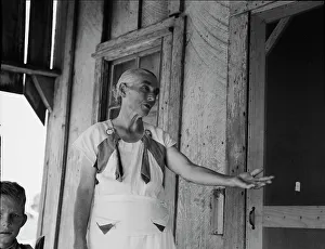Southerner Prints: Grandmother of sharecropper family near Cleveland