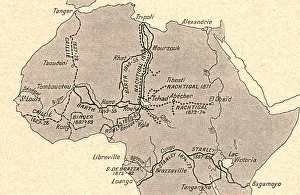John Rowlands Prints: Grands itineraires africains; L'Ouest Africain, 1914. Creator: Unknown