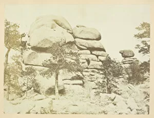 Granite Gallery: Granite Rock, Buford Station, Laramie Mountains, 1868 / 69. Creator: Andrew Joseph Russell