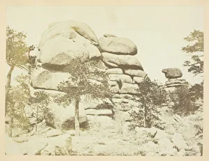 Andrew Joseph Russell Gallery: Granite Rock, Buford Station, Laramie Mountains, 1868 / 69. Creator: Andrew Joseph Russell