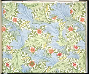 Jh Dearle Prints: Granville, wallpaper designed by John Henry Dearle for Morris and Company, 1896