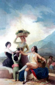 Harvesting Prints: The Grape Harvest, 1786-1787. Artist: Francisco Goya