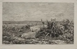 1817 1878 Prints: The Grape Harvest, 1865. Creator: Charles Francois Daubigny (French, 1817-1878)