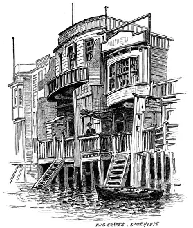 The Grapes public house, Limehouse, London, 1887