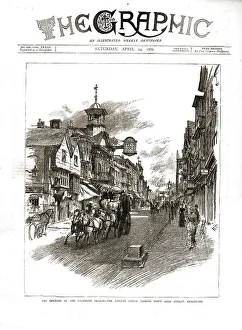 High Street Prints: The Graphic, Front Cover April 24th.1886, 1886. Creator: Unknown