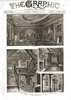 Jacobean Prints: The Graphic, Front Cover February 13th. 1886, 1886. Creator: Unknown
