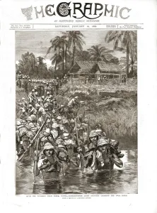 Burmese Collection: The Graphic, Front Cover January 16th. 1886, 1886. Creator: Unknown