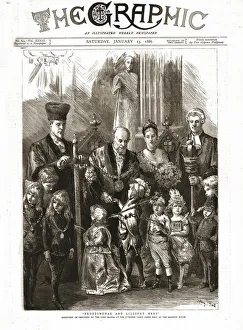 Lord Mayor Of London Gallery: The Graphic, Front Cover January 23rd. 1886, 1886. Creator: Sydney Prior Hall