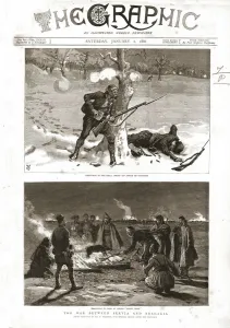 Cooking Gallery: The Graphic, Front Cover January 2nd 1886, 1886. Creator: Unknown
