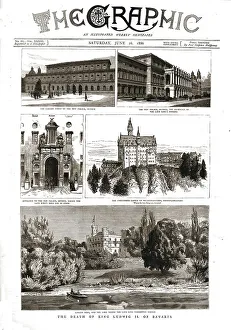 Munich Oberbayern Bavaria Germany Prints: The Graphic, Front Cover June 26th. 1886, 1886. Creator: Unknown