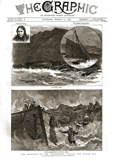 Rescuers Prints: The Graphic, Front Cover March 13th.1886, 1886. Creator: Unknown