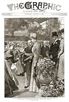 Certificates Prints: The Graphic, Front Cover Saturday, August 1, 1891, 1891. Creator: W Small