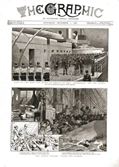 King Of Greece Prints: The Graphic, Front Cover Saturday December 1. 1888, 1888. Creator: Unknown