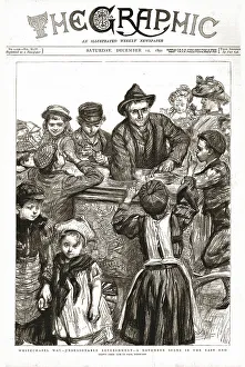 Thirsty Prints: The Graphic, Front Cover Saturday, December 12, 1891, 1891. Creator: Paul Charles Renouard