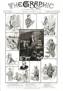 The Graphic, Front Cover Saturday December 15. 1888, 1888. Creator: Unknown