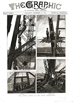 Eiffel Tower Prints: The Graphic, Front Cover Saturday December 22. 1888, 1888. Creator: Unknown