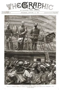 John Rowlands Prints: The Graphic, Front Cover Saturday January 25. 1890, 1890. Creator: Charles Edwin Fripp