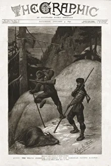 British Colombia Prints: The Graphic, Front Cover Saturday January 4. 1890, 1890. Creator: Charles Edwin Fripp
