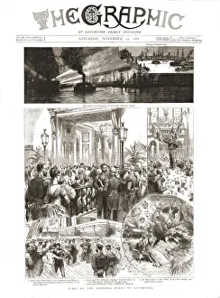 Searchlight Prints: The Graphic, Front Cover Saturday November 10. 1888, 1888. Creator: Unknown