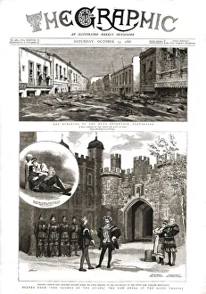 October Prints: The Graphic, Front Cover Saturday October 13. 1888, 1888. Creator: Unknown