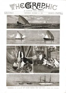 October Prints: The Graphic, Front Cover Saturday October 20. 1888, 1888. Creator: Unknown