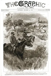 Churchill Randolph Prints: The Graphic, Front Cover Saturday, October 24, 1891, 1891. Creator: Unknown