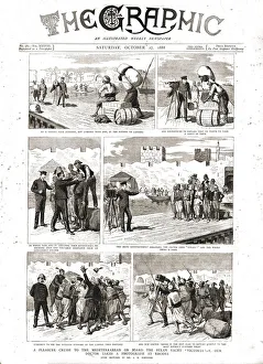 October Prints: The Graphic, Front Cover Saturday October 27. 1888, 1888. Creator: Unknown