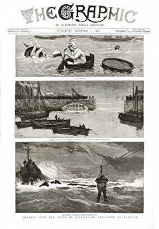 Paddling Gallery: The Graphic, Front Cover Saturday October 6. 1888, 1888. Creator: Unknown