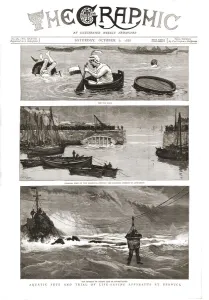 Cable Prints: The Graphic, Front Cover Saturday October 6. 1888, 1888. Creator: Unknown