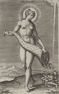 Gallaeus Prints: Gratia Dei, from Prosopographia, ca. 1585-90. ca. 1585-90. Creator: Philip Galle