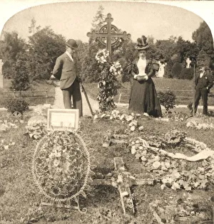 Charles Stewart Prints: The Grave of Charles Stewart Parnell, Irelands greatest leader, Dublin, 1896. Creator