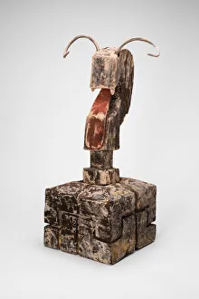 Grave Goods Collection: Grave Guardian Beast (Zhenmu Shou), Eastern Zhou dynasty, Warring States period