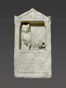 Stele Prints: Grave Stele For Helena, A.D. 150-200. Creator: Unknown