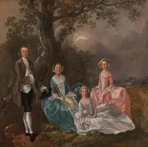 Thomas Gainsborough Collection: The Gravenor Family, ca. 1754. Creator: Thomas Gainsborough