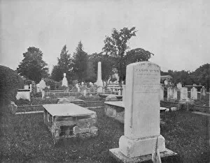 New Jersey Collection: Graves of Jonathan Edwards and Aaron Burr, Princeton, New Jersey, c1897. Creator: Unknown