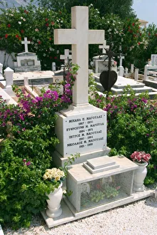Graveyard of Karavados Church, Kefalonia, Greece