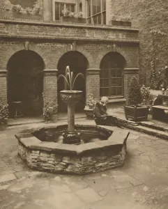 Graveyard of St. Ethelburga, Bishopgate, A Resting Place for the Living, c1935