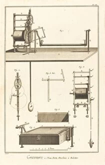 Gravure à l'Eau Forte, Machine à Balotter: pl. VI, 1771 / 1779. Creator: Unknown