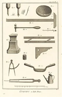 Calipers Gallery: Gravure en Taille Douce: suite de la pl. I, 1771 / 1779. Creator: Antonio Baratta