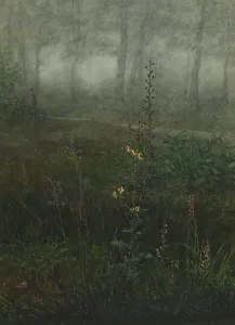 Undergrowth Prints: Gray Mullein in the Undergrowth, 1865. Creator: Leon Bonvin