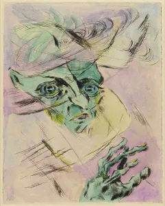 Dread Prints: The Great Anxiety, 1918. Creator: Gramatté, Walter (1897-1929)